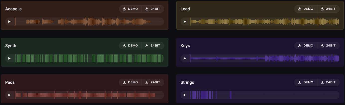 stems preview